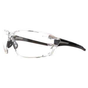 Edge XV411 Nevosa safety glasses, black frame, clear lens