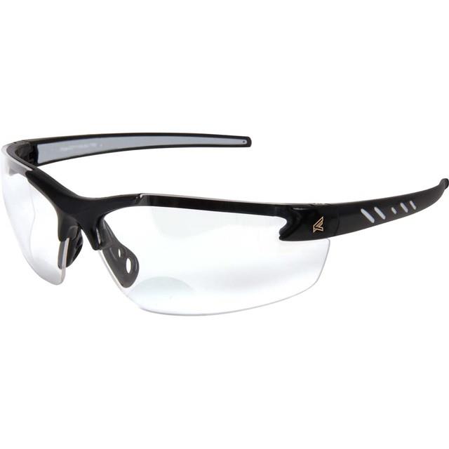 Edge DZ111-G2 Zorge G2 safety glasses, gloss black frame, clear lens