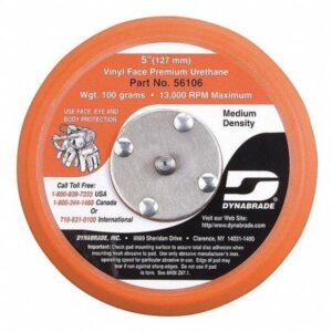 Dynabrade 56106 5 inch non-vacuum PSA disc pad with vinyl face