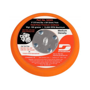 Dynabrade 54325 5 inch hook-face medium density disc pad